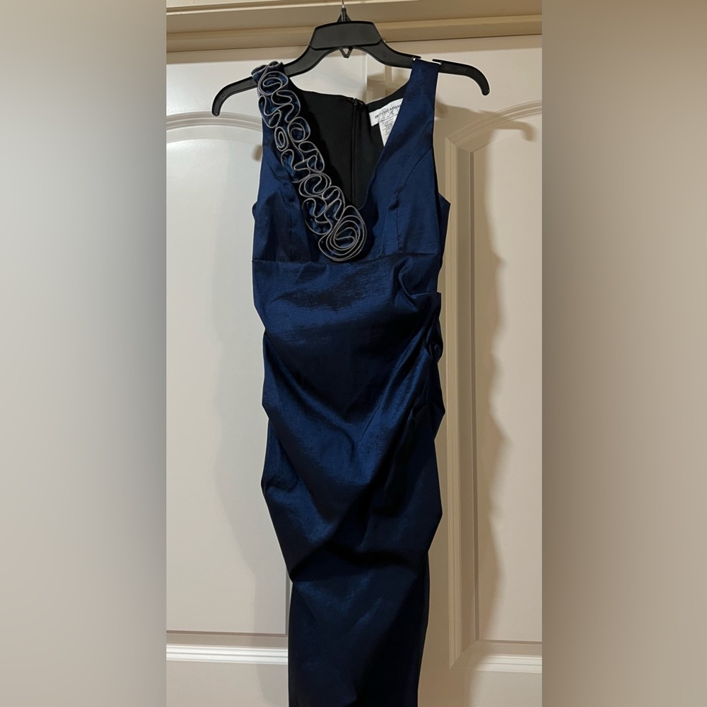 Betsy & Adam Blue Cocktail/Formal Dress size 6P
